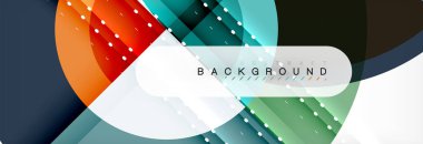 Vektör dairesel geometrik arka plan