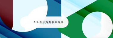 Arka plan daire ve üçgen