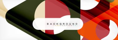 Geometrik arka plan. Modern örtüşen üçgenler. Mesajınız için alışılmadık renkli şekiller. İş veya teknik okul sunuyu, app kapak