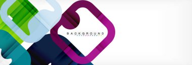 Geometrik arka plan, çok renkli şablonu için iş veya teknoloji sunu veya web broşür kapak düzeni, duvar kağıdı kare.