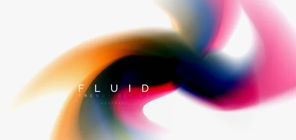 Fluido fluindo onda fundo abstrato —  Vetores de Stock