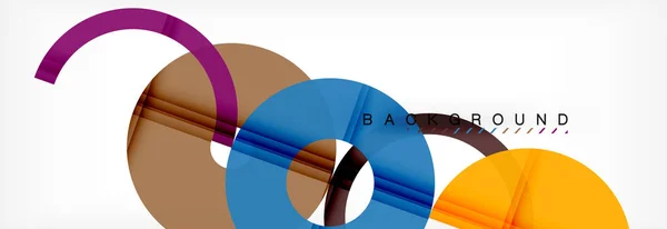 Színes gyűrű a szürke háttér, modern geometriai mintázat formájában tervezési. Vektor üzleti vagy technológiai bemutató design sablon, brosúra és szórólap minta, vagy a geometriai web banner — Stock Vector