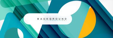 Arka plan daire ve üçgen