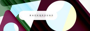 Geometrik arka plan. Modern örtüşen üçgenler. Mesajınız için alışılmadık renkli şekiller. İş veya teknik okul sunuyu, app kapak