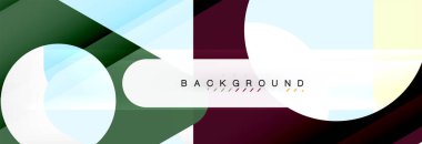 Geometrik arka plan. Modern örtüşen üçgenler. Mesajınız için alışılmadık renkli şekiller. İş veya teknik okul sunuyu, app kapak