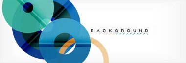 Modern geometrik soyut arkaplan