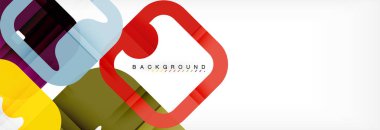 Geometrik arka plan, çok renkli şablonu için iş veya teknoloji sunu veya web broşür kapak düzeni, duvar kağıdı kare.