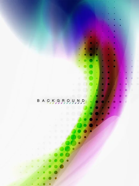 Фонова абстракція - потік хвиль рідких кольорів — стоковий вектор