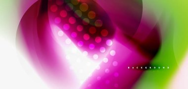 Renk akan dalga, trendy sıvı tasarım şablonu