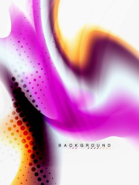 Arka plan soyut - sıvı dalga akışı renkler.