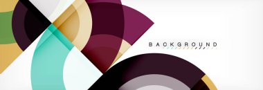 Vektör yuvarlak arka plan