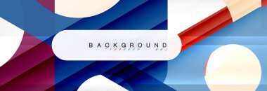 Arka plan daire ve üçgen