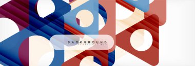 Arka plan daire ve üçgen