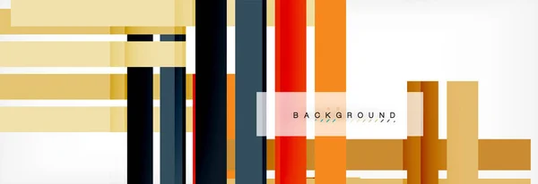 Color stripes and lines, geometric abstract background — Stock Vector