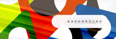 Arka plan daire ve üçgen