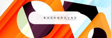 Arka plan daire ve üçgen