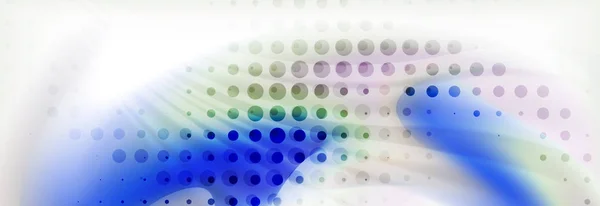 추상적인 배경 홀로그램 액체 색상 디자인 — 스톡 벡터