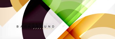 Vektör yuvarlak arka plan