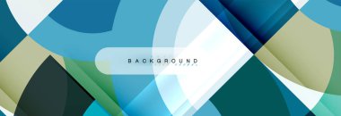 Vektör dairesel geometrik arka plan