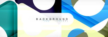 Arka plan daire ve üçgen