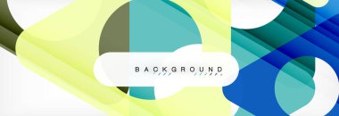 Arka plan daire ve üçgen