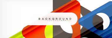 Arka plan daire ve üçgen