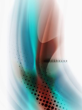 Arka plan soyut - sıvı dalga akışı renkler.