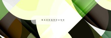 Vektör yuvarlak arka plan