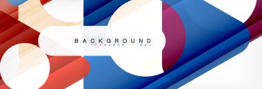 Arka plan daire ve üçgen