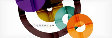 Geomtric modern arka planlar, yüzük şablon soyut.