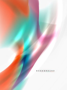 Arka plan soyut - sıvı dalga akışı renkler.