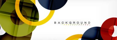 Modern geometrik arka plan, vektör çizim