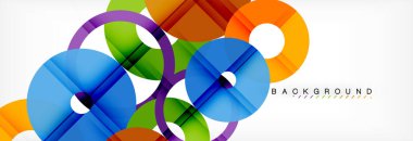 Modern geometrik soyut arkaplan