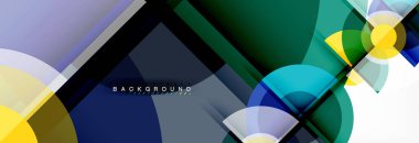 Arka plan parlak geometrik tasarım daireler