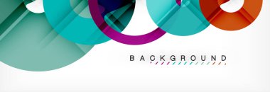 Modern geometrik soyut arkaplan