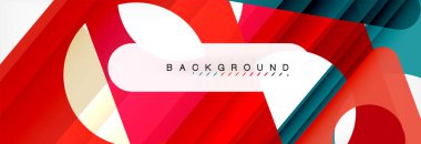 Arka plan daire ve üçgen