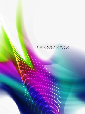 Arka plan soyut - sıvı dalga akışı renkler.