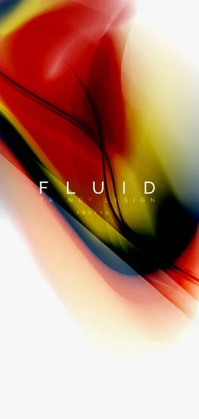 Fondo abstracto de onda fluida — Archivo Imágenes Vectoriales