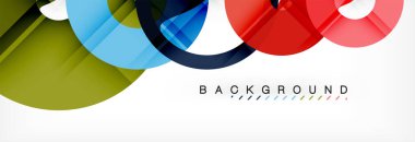 Geomtric modern arka planlar, yüzük şablon soyut.