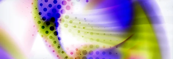 Fond abstrait holographique fluide couleurs vague conception — Image vectorielle