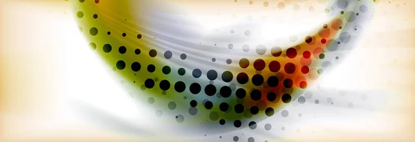 Fond abstrait holographique couleurs liquides design — Image vectorielle