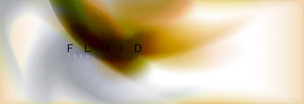 抽象的な背景ホログラムの液体色デザイン — ストックベクタ