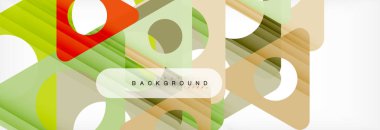 Arka plan daire ve üçgen