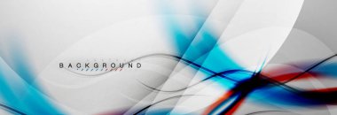 Düzgün akan dalga hareket kavramı arka plan, vektör çizim