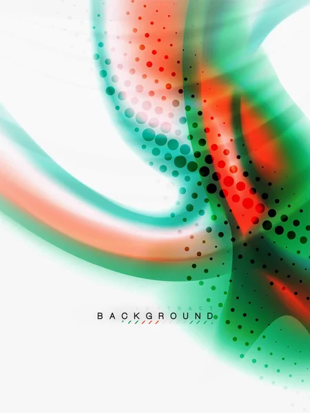 Фон абстрактний колірний потік, рідкий дизайн — стоковий вектор