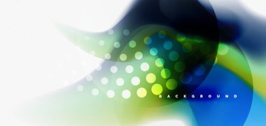 Sıvı renk akış arka plan karıştırma. İş veya teknoloji tanıtımı, internet poster veya web broşür kapak, duvar kağıdı için trendy soyut düzeni şablonu. Vektör çizim