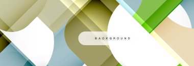 Renkli kare şekiller, geometrik modern arka plan