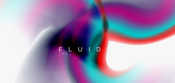 Fondo abstracto de onda fluida — Vector de stock