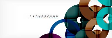 Geomtric modern arka planlar, yüzük şablon soyut.