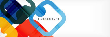 Geometrik arka plan, çok renkli şablonu için iş veya teknoloji sunu veya web broşür kapak düzeni, duvar kağıdı kare.